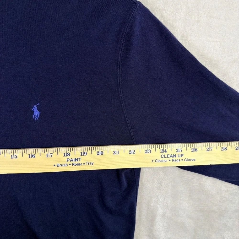 Vintage 90s Polo Ralph Lauren Turtleneck Mens Large Long Sleeve Pony Logo